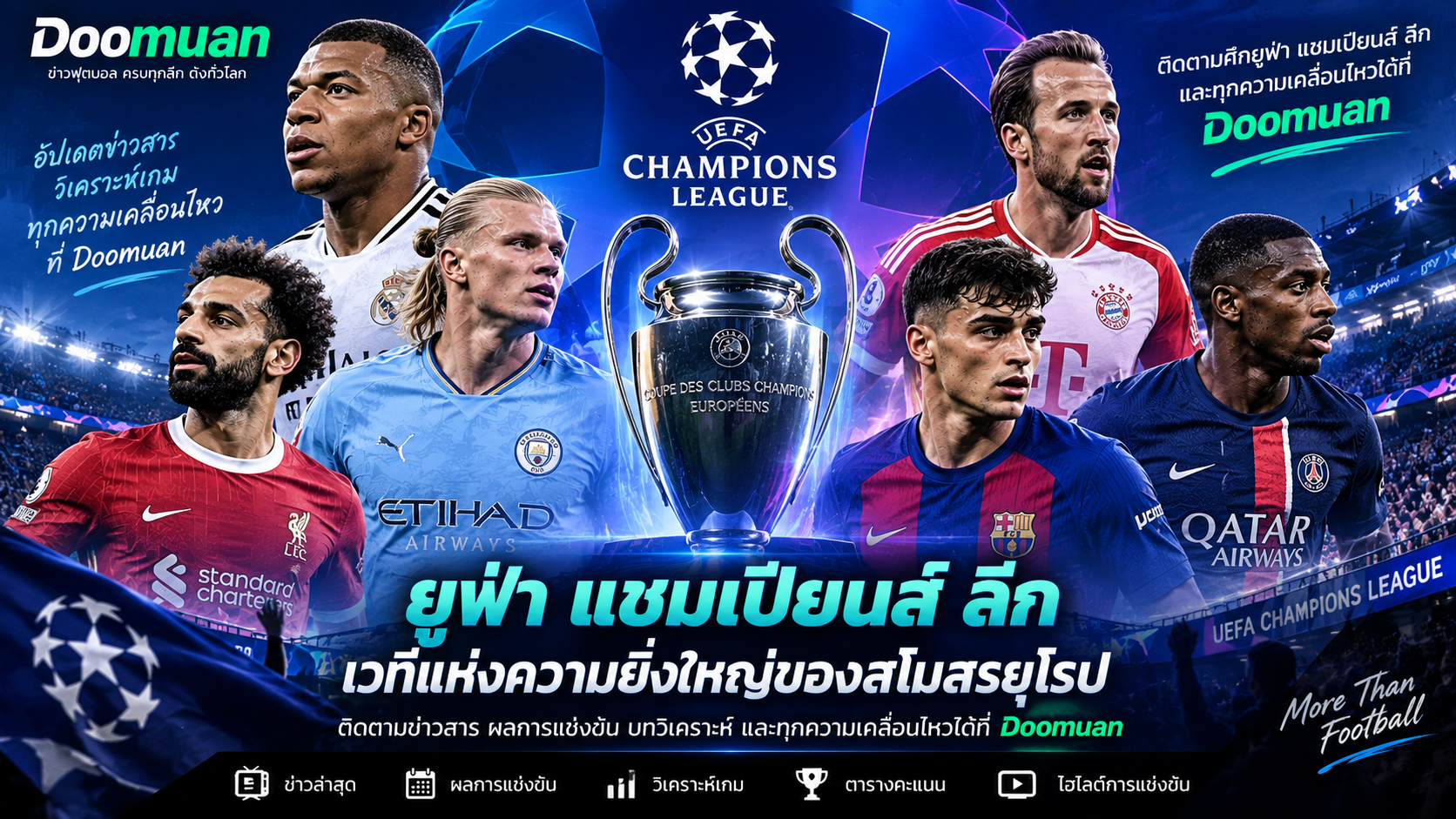Doomuan: ยูฟ่า แชมเปียนส์ ลีก เข้าสู่ช่วงพักหลังเปิดฉากรอบลีกเฟสอย่างน่าตื่นเต้น
