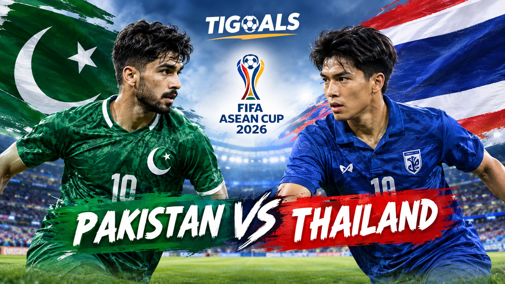 ตารางฟุตบอล Doomuan ปากีสถาน พบ ไทย ศึก FIFA ASEAN Cup 2026 นัดสำคัญของกลุ่ม B