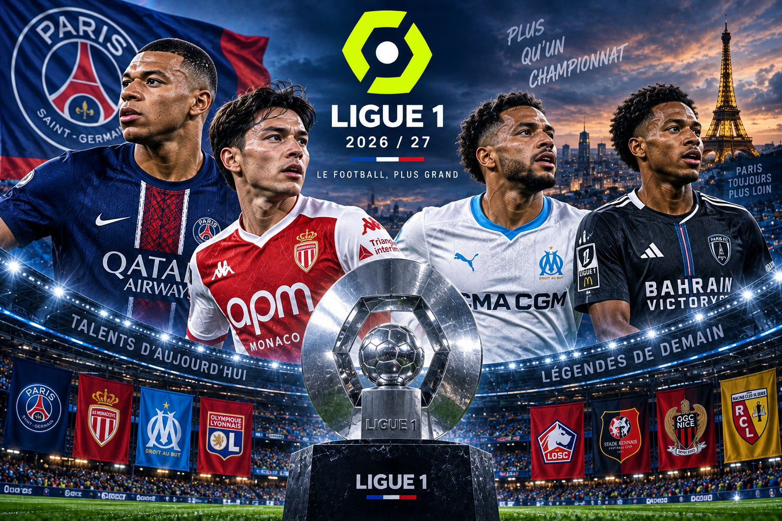 Doomuan: ลีกเอิง 2026/27 โมนาโกนำจ่าฝูง ปารีส เอฟซีมาแรง PSG ยังไร้ชัย